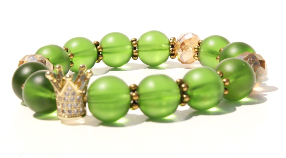 Handcrafted Beaded Bracelet made with Authentic Beads - Image 3
