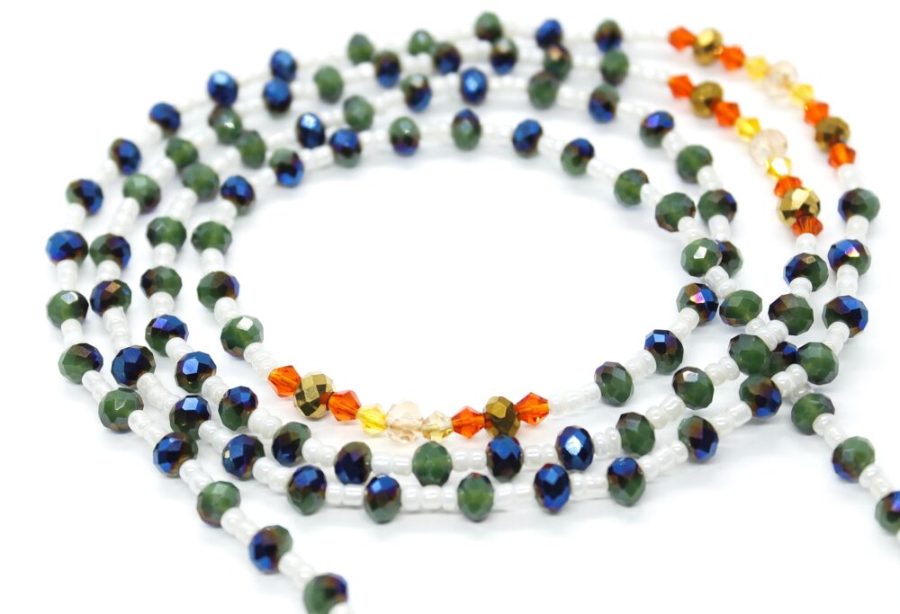 Waist Beads are a type of jewelry worn around the waist or hip area - Image 2